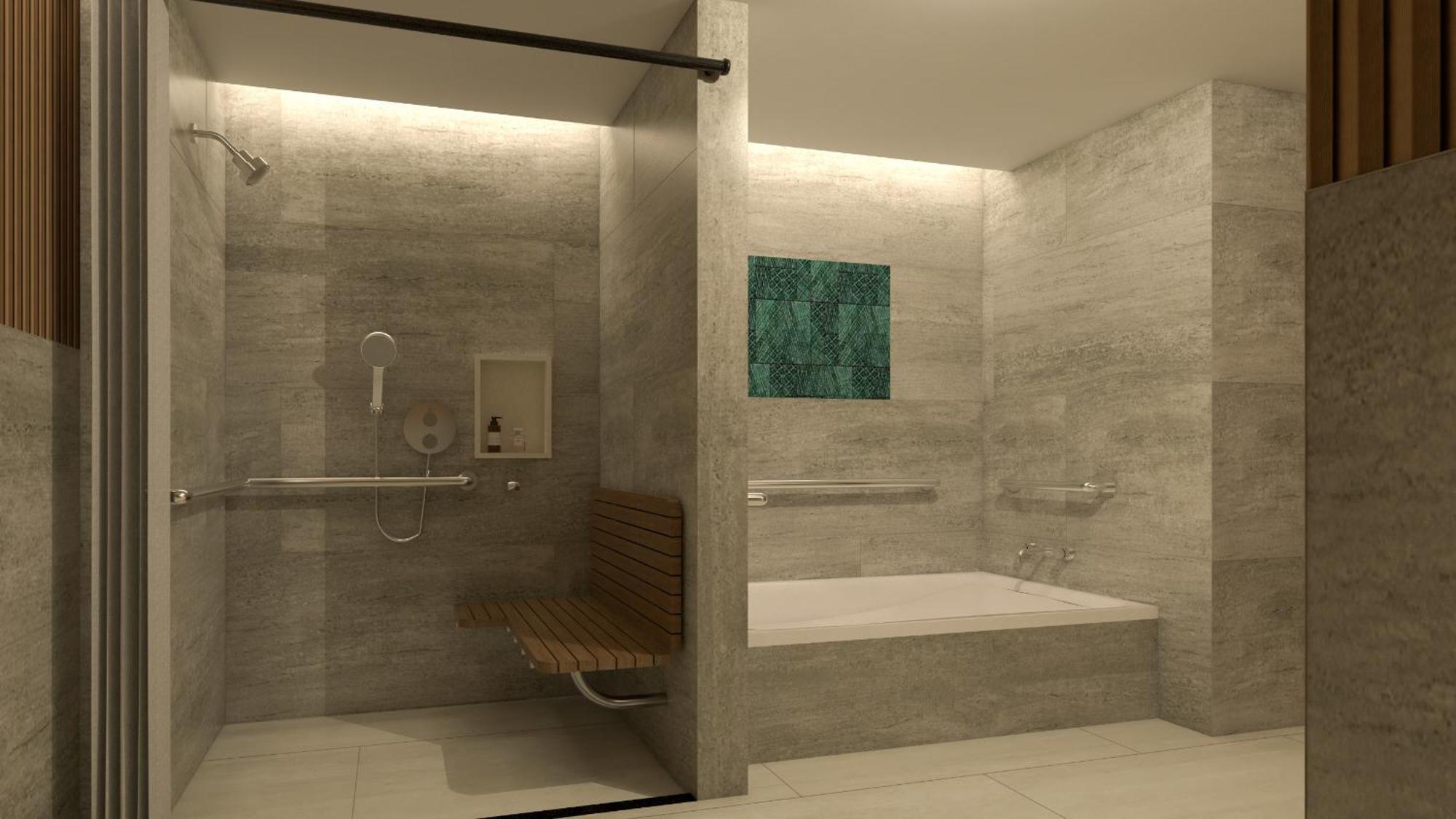 Grand Mirage Resort & Thalasso Bali Νούσα Ντούα Εξωτερικό φωτογραφία A shower with a bathtub